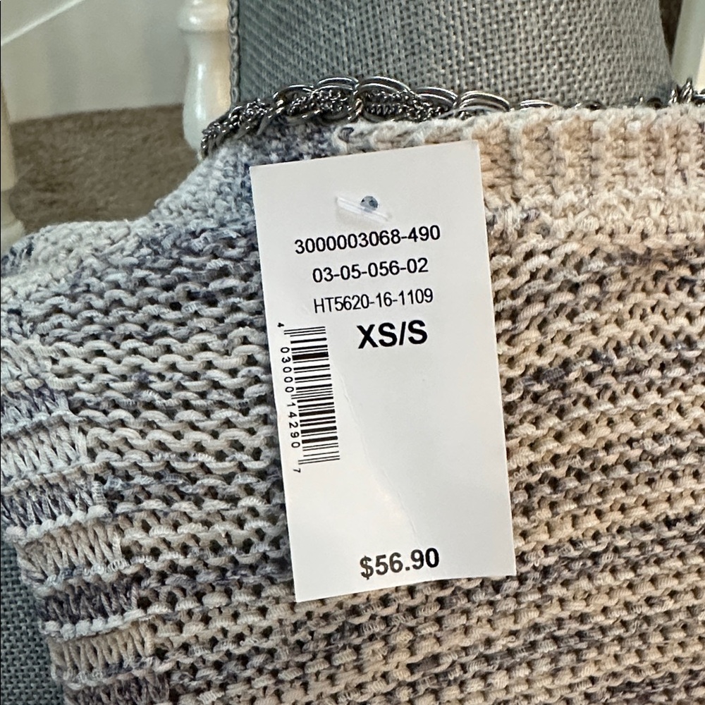 Nwt. Rickie’s denim style cardigan. - Picture 6 of 7